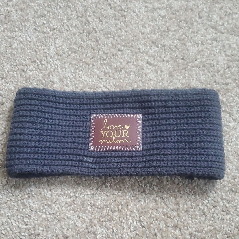 Love Your Melon Dark Gray Knit Headband